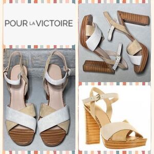 NIB MSRP $275 Pour La Victoire Yasminks Toe Heels Women's Size 10